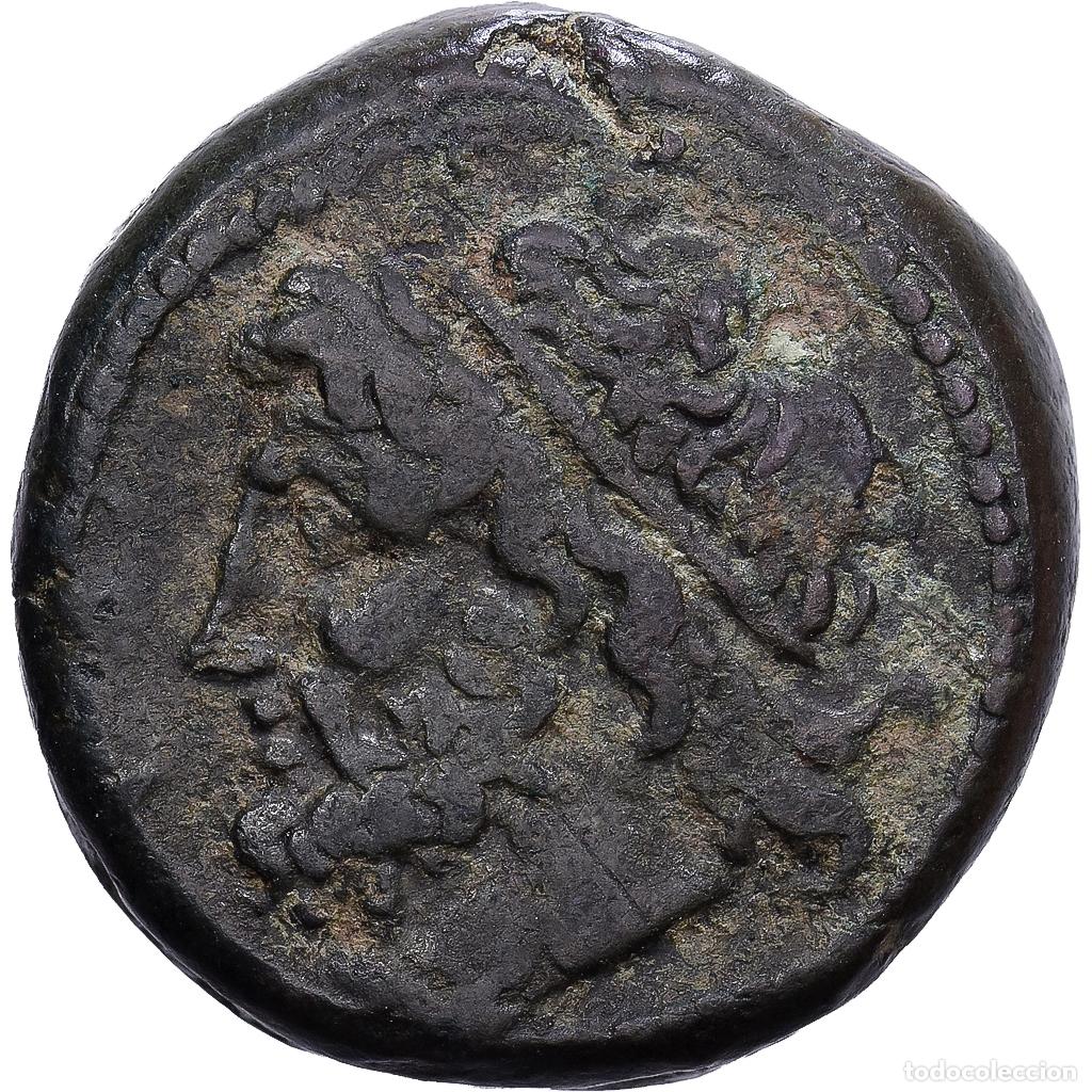 Monedas Grecia antigua: [#139812] Sicily, Hieron II, &AElig; Unit, 240-215 BC, Syracuse, Bronce, BC+, HGC:2-1550