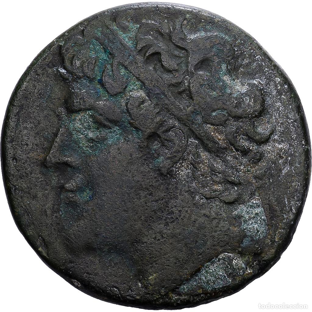 Monedas Grecia antigua: [#139808] Sicily, Hieron II, &AElig; Unit, 275-215 BC, Syracuse, Bronce, BC+, HGC:2-1548