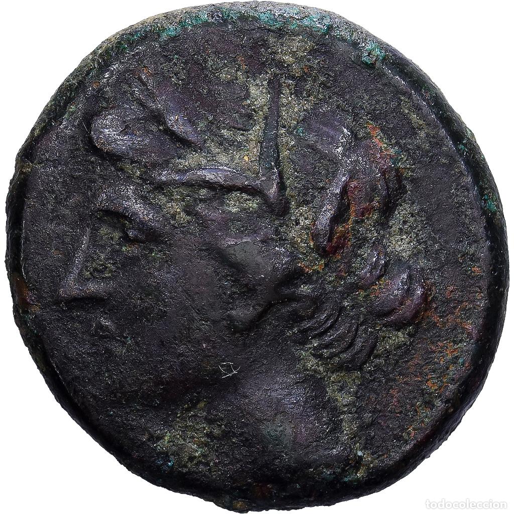 Monedas Grecia antigua: [#139814] Sicily, Hieron II, &AElig; Unit, 274-216 BC, Syracuse, Bronce, BC+, HGC:2-1497