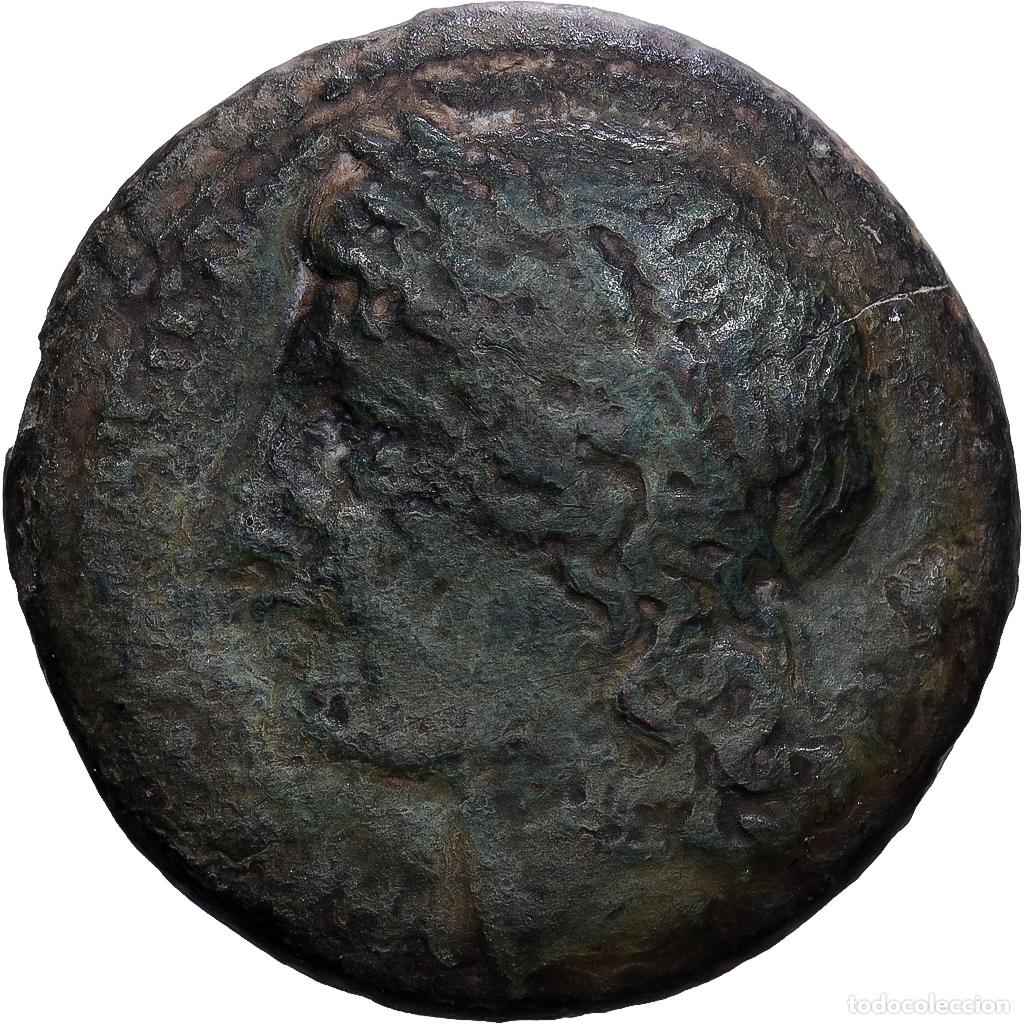 Monedas Grecia antigua: [#139817] Sicily, Timoleon & 3rd democracy, &AElig; Unit, ca. 344-317 BC, Syracuse, Bronce, BC+