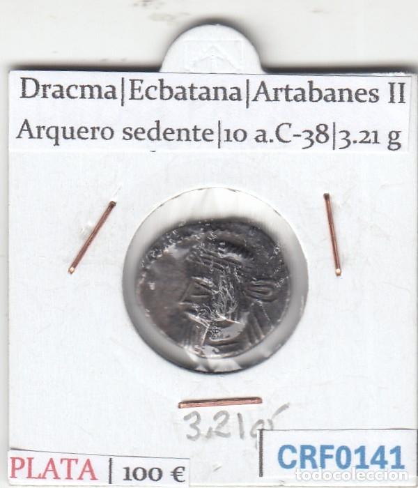 Monedas Grecia antigua: CRF0141 MONEDA DRACMA ECHATANA ARTABANES II ARQUERO SEDENTE