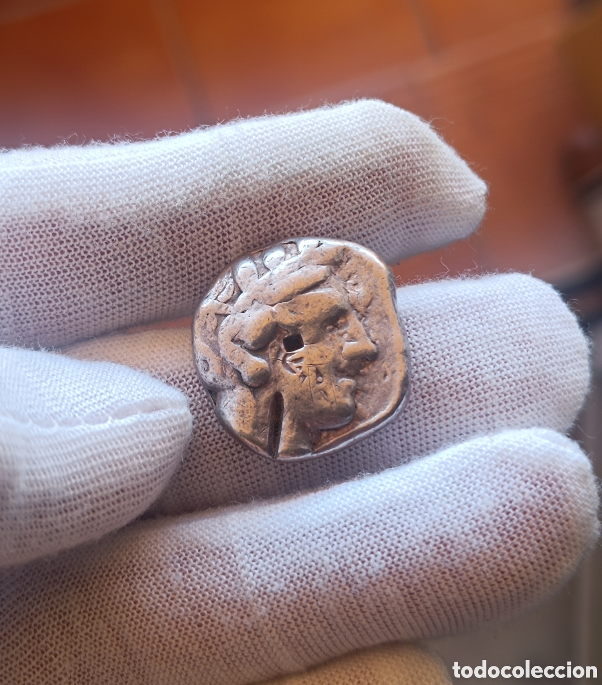 Monedas Grecia antigua: Tetradracma Atenas Attica B&uacute;ho. Con certificado autenicidad