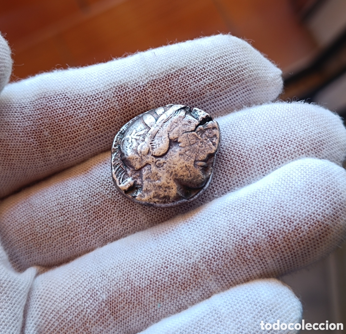 Monedas Grecia antigua: Grecia Tetradracma Atenas Attica B&uacute;ho. Con certificado autenicidad