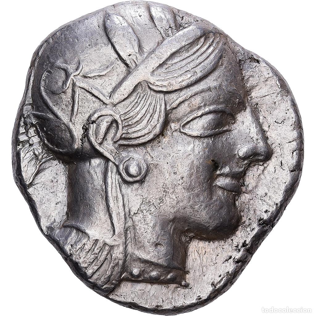 Monedas Grecia antigua: [#1546194] Attica, Tetradrachm, ca. 454-404 BC, Athens, Plata, MBC+, SNG-Cop:31-40