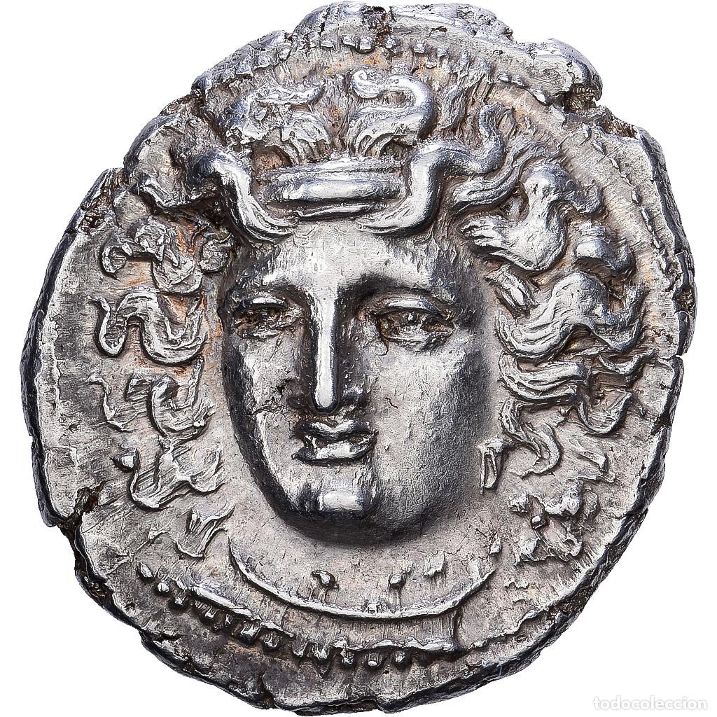 Monedas Grecia antigua: [#1546238] Thessaly, Drachm, c. 350-325 BC, Larissa, Plata, MBC+, BMC:61