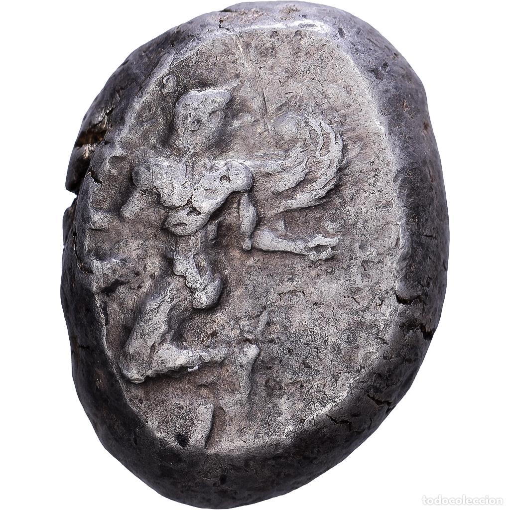 Monedas Grecia antigua: [#1203133] Caria, Stater, ca. 410-390 BC, Kaunos, Plata, BC+