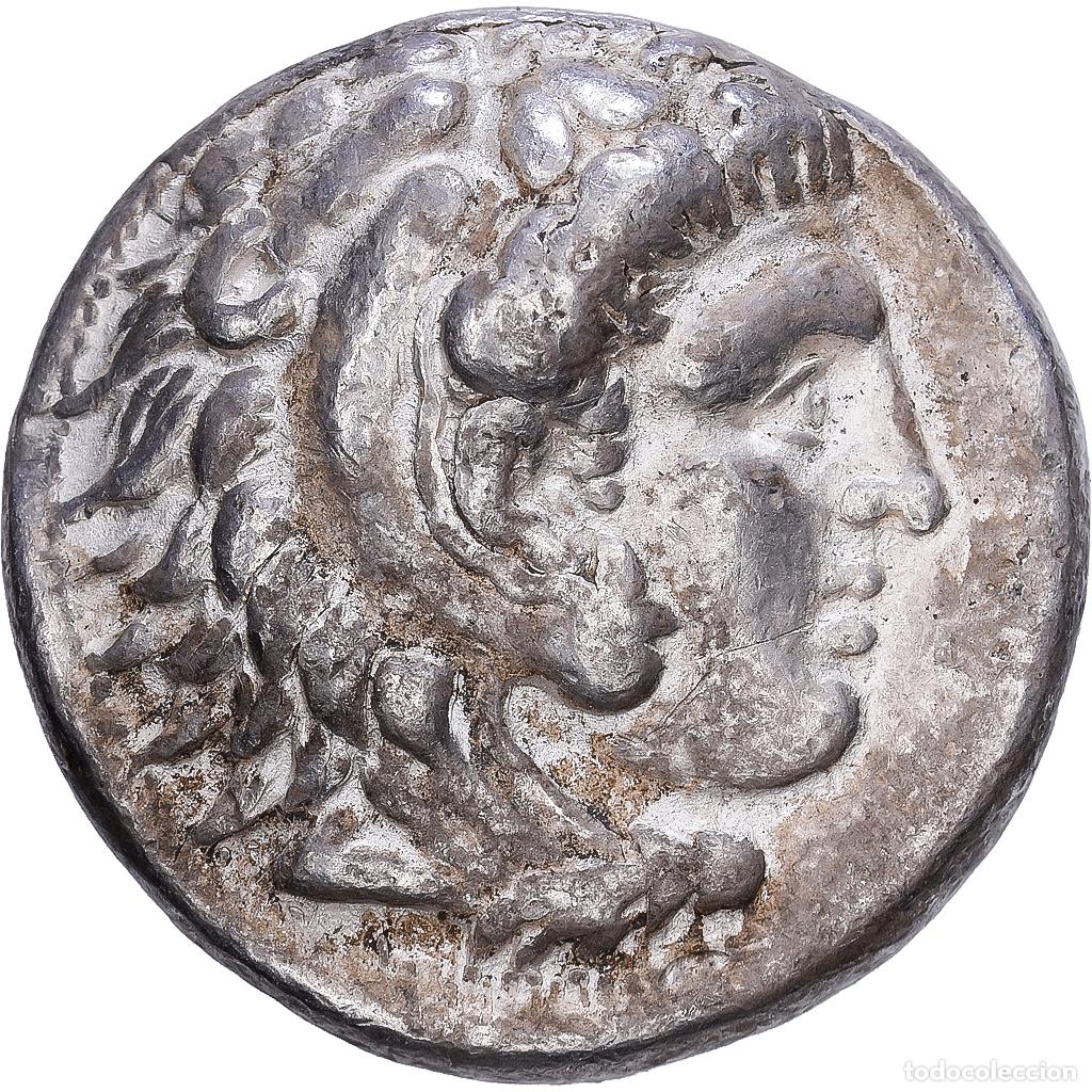 Monedas Grecia antigua: [#1203308] Pamphylia, Alexandre III le Grand, Tetradrachm, 325-323 BC, Side, Plata, BC+