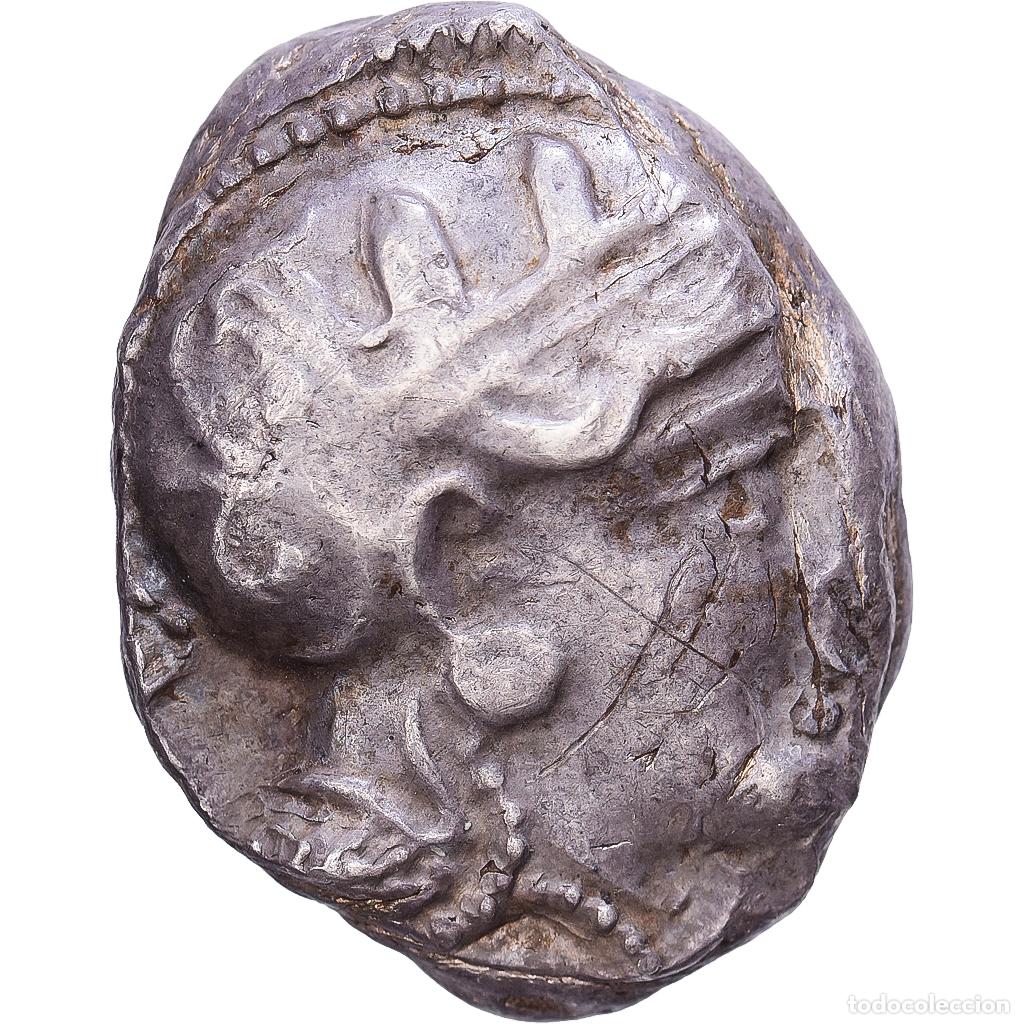 Monedas Grecia antigua: [#1203279] Attica, Tetradrachm, ca. 454-404 BC, Athens, Plata, BC+
