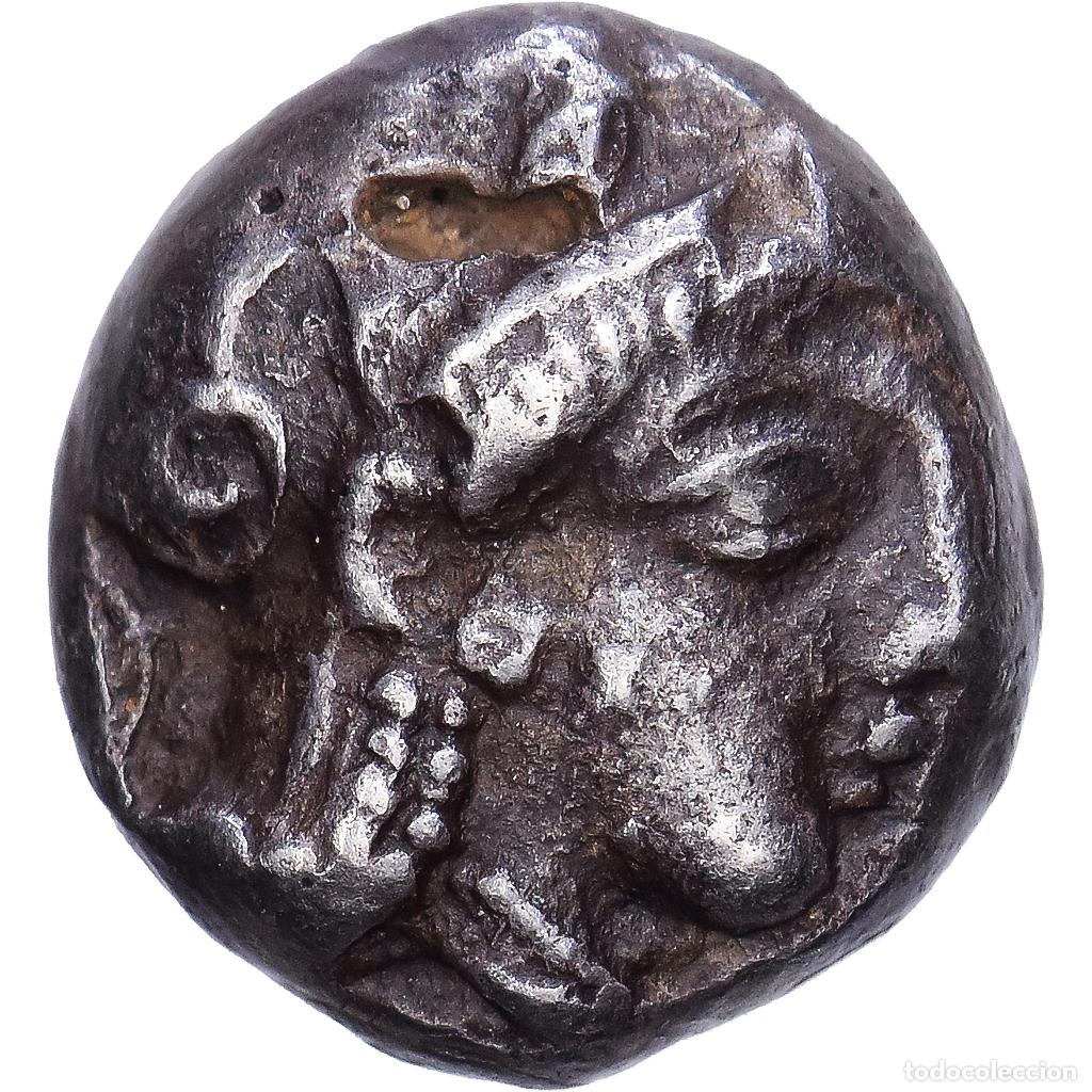 Monedas Grecia antigua: [#1203271] Attica, Diobol, 449-413 BC, Athens, Plata, BC+