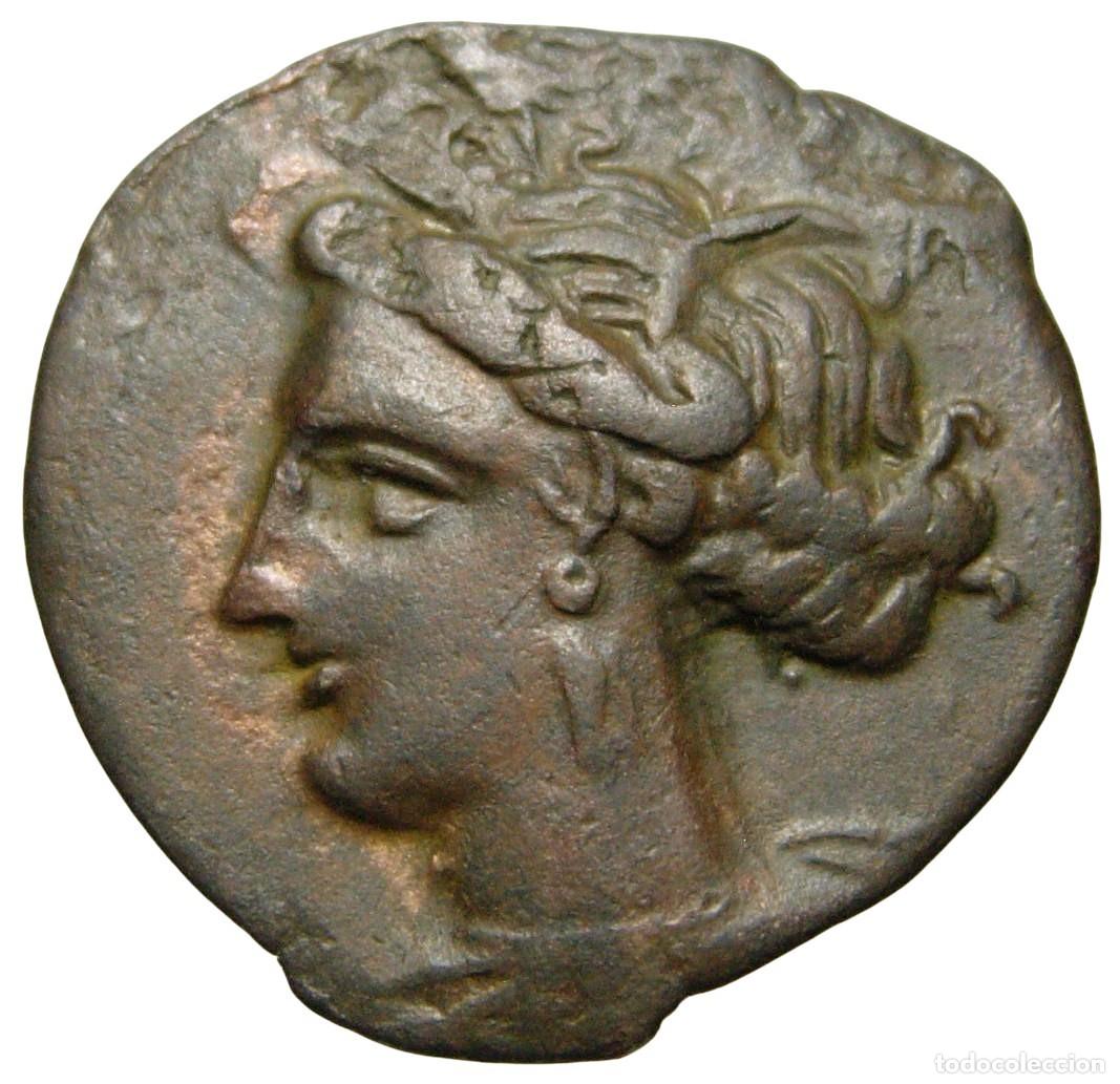 Monedas Grecia antigua: Cartago AE (300-264 aC), Cerde&ntilde;a