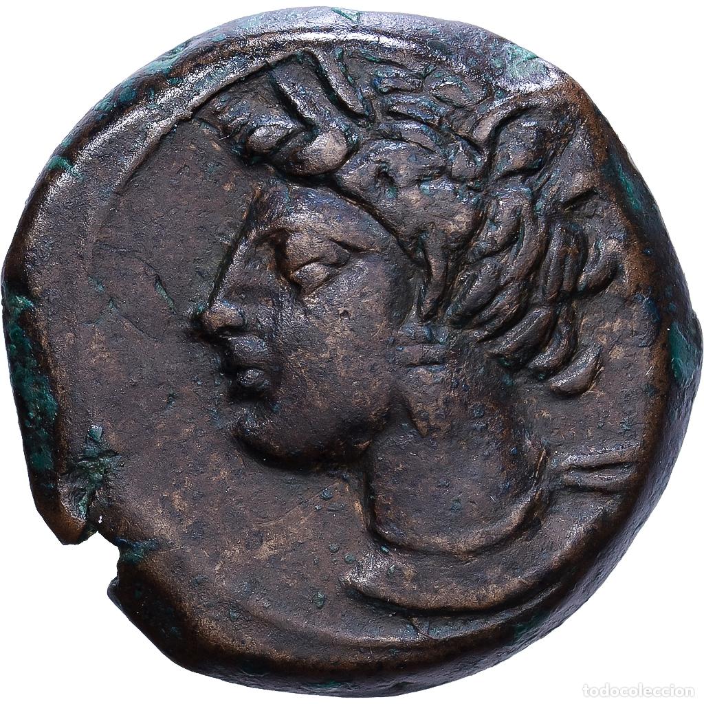 Monedas Grecia antigua: [#1547265] Zeugitana, Bronze Unit, 350-320 BC, Carthage, Bronce, MBC, SNG-Cop:109