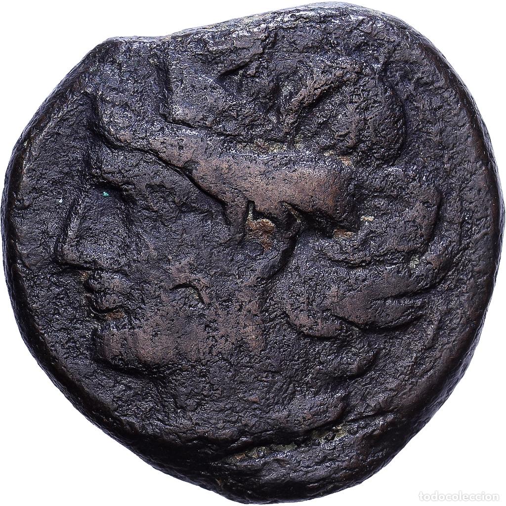 Monedas Grecia antigua: [#1547251] Zeugitana, Bronze Unit, ca. 400-350 BC, Carthage, Bronce, BC+