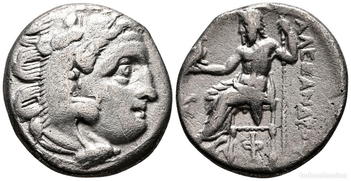 Monedas Grecia antigua: REINO DE MACEDONIA, Antigonos I Monophthalmos como Strategos de Asia. Dracma. (Ar. 4,09g/17mm). 320-