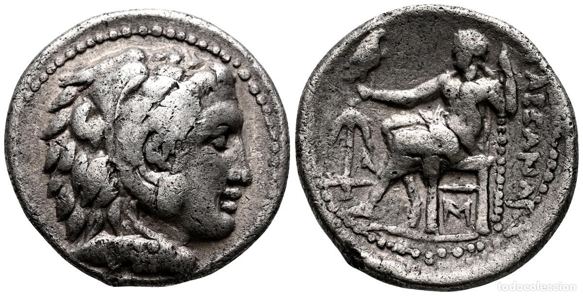 Monedas Grecia antigua: REINO SELEUCIDA, Seleucos I Nikator, a nombre y bajo los tipos de Alejandro III el Grande. Dracma. (