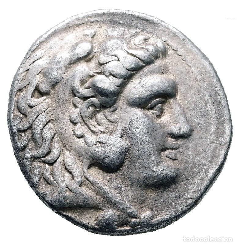 Monedas Grecia antigua: Reyes de Macedonia. Tiro. Alejandro III &laquo;el Grande&raquo;, 336&ndash;323 a.C.