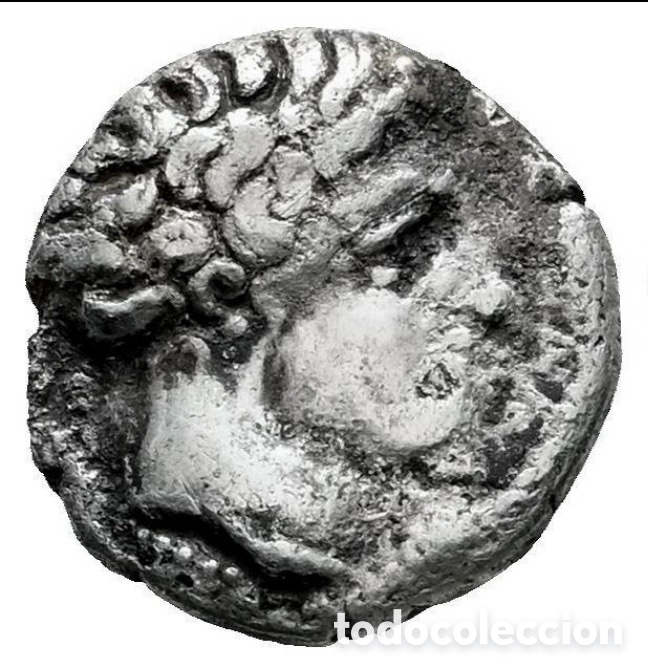 Monedas Grecia antigua: Moneda PLATA ANTIGUA GRECIA. GALIA MASSALIA . &Oacute;bolo