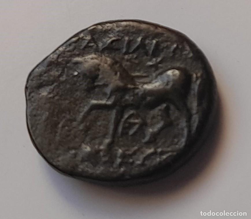 Monedas Grecia antigua: MONEDA HELENISTICA. CABALLO EN REVERSO - Foto 2