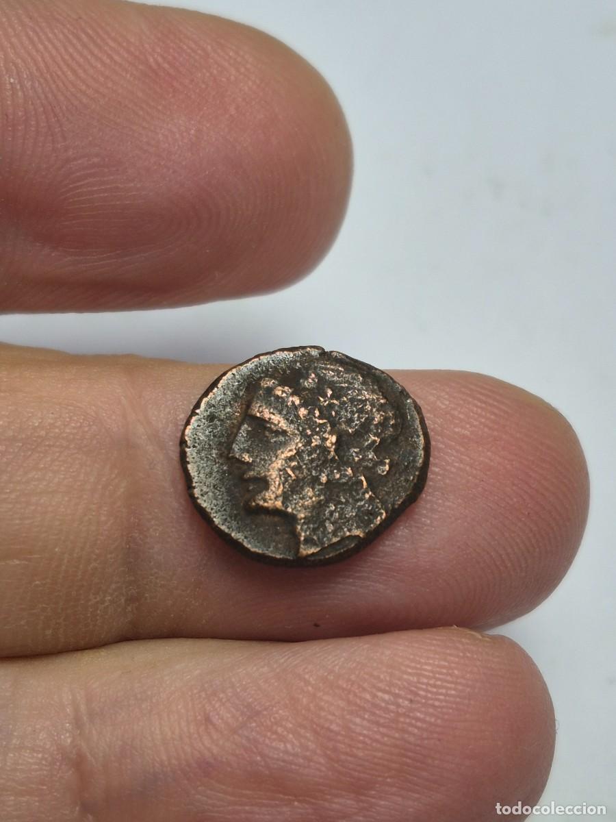 Ancient Greece Coins: NT/ PEQUE&Ntilde;O BRONCE GRIEGO SIRACUSA? A IDENTIFICAR 1,93 GRS (A1839)