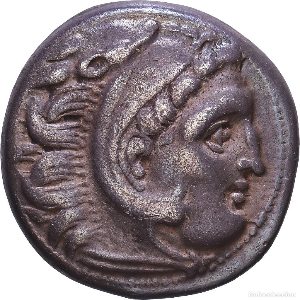 Monedas Grecia antigua: [#1547550] Ionia, In the name of Alexander III, Drachm, ca. 301-299 BC, Kolophon, Plata