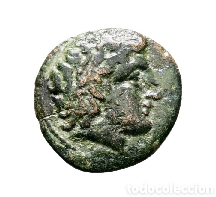 Monedas Grecia antigua: Aioli. Temnos, circa 200-100 a. C. Bronce (&AElig;) 21 mm, 3,56 g