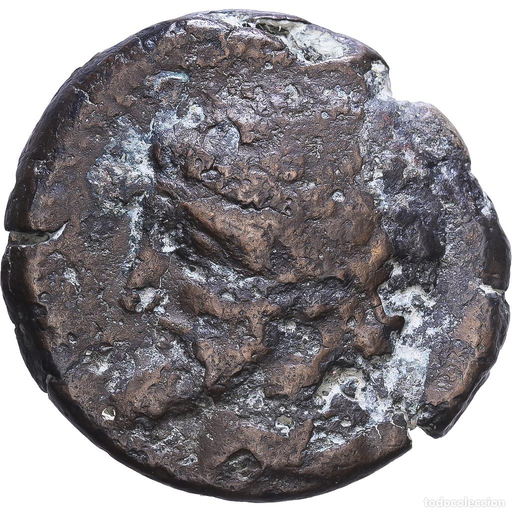 Ancient Greece Coins: [#1547807] Numidia (Kingdom of), Massinissa or Micipsa, &AElig; Unit, 150-120 BC, Cirta, Cobre