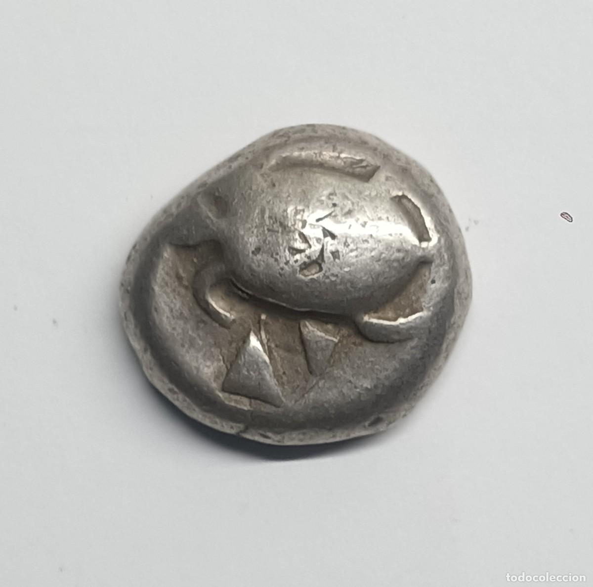 Monedas Grecia antigua: Est&aacute;tera de plata de Egina (510-480 a.C.) - Tortuga - 12,22 g