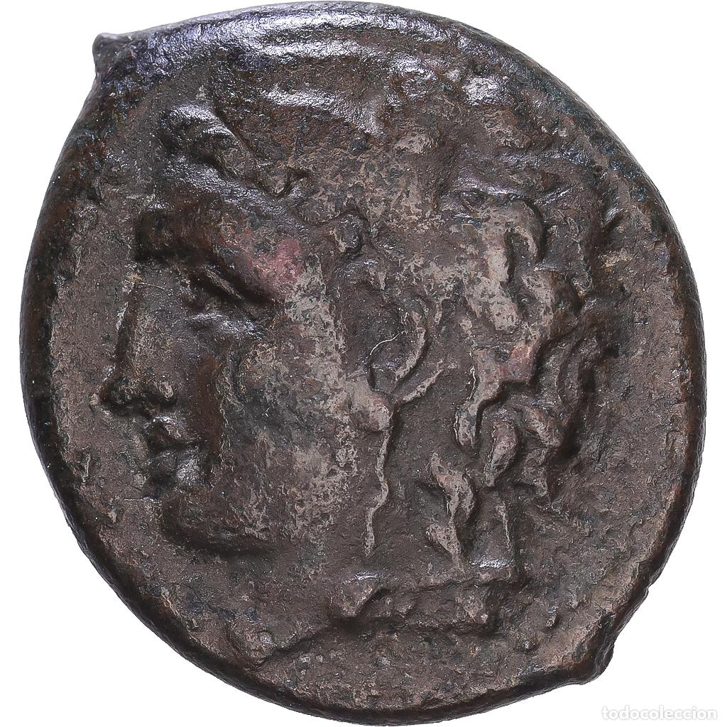 Monedas Grecia antigua: [#1203463] Sicily, Ae, 278-276 BC, Messana, Bronce, MBC