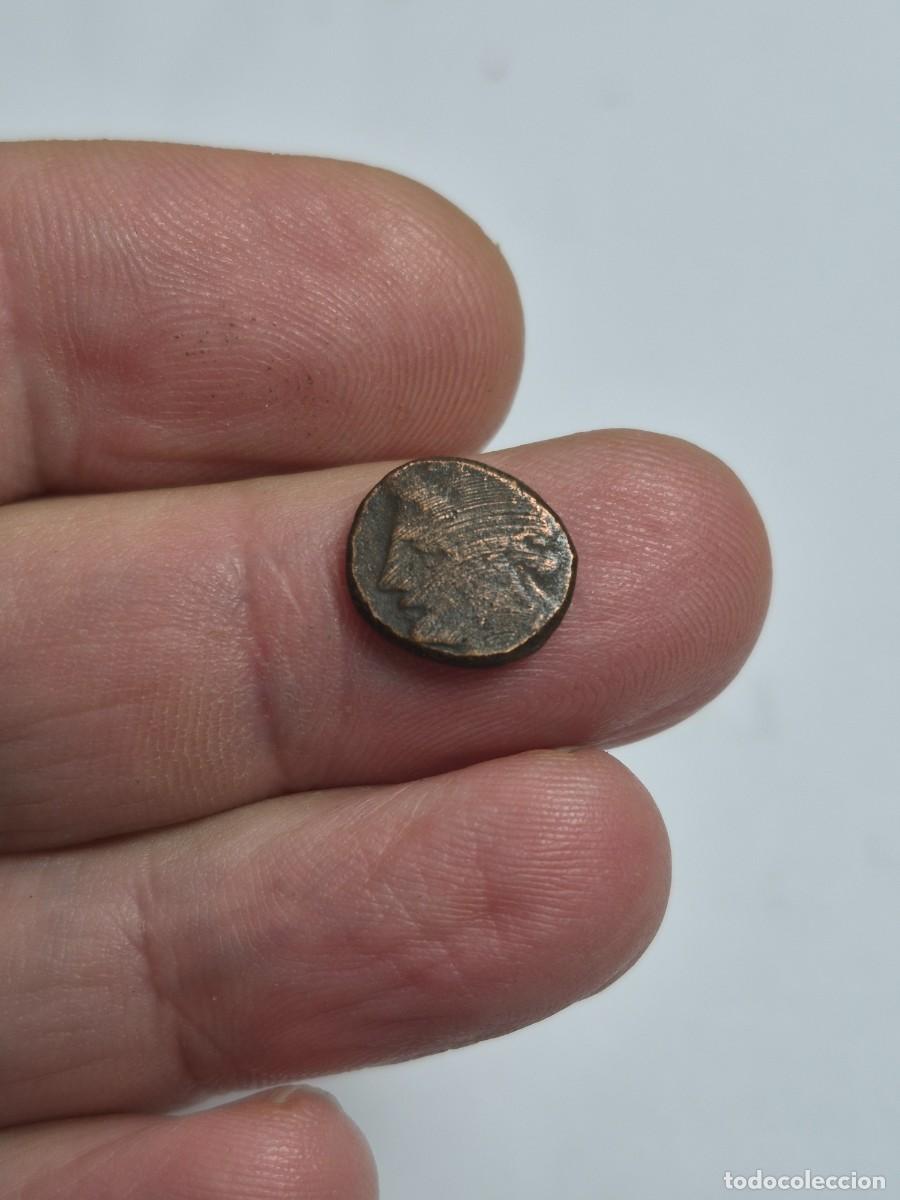 Monedas Grecia antigua: NT/ PEQUE&Ntilde;O BRONCE GRIEGO SICILIA A IDENTIFICAR 1,46 GRS (A1965)