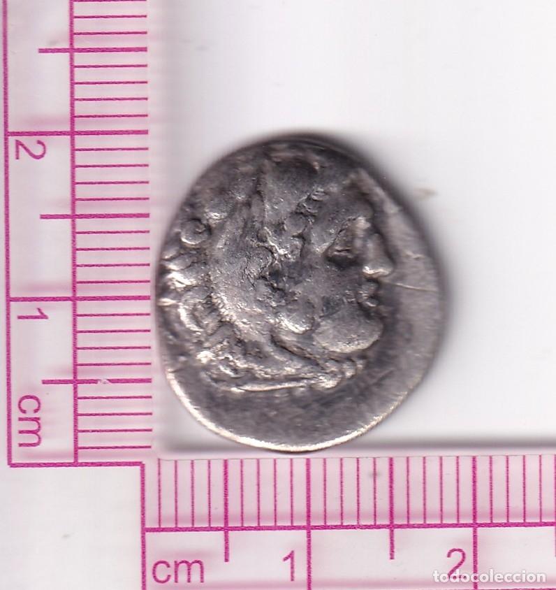 Monedas Grecia antigua: CRF2130 MONEDA DRACMA ABIDO HERAKLES ZEUS AET&Oacute;FORO 323-317 A.C PLATA