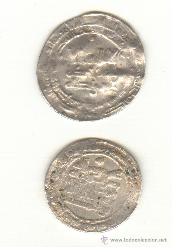 Monedas Hispano &aacute;rabes: CUATRO DIRHEMS DE PLATA A CLASIFICAR - Foto 1