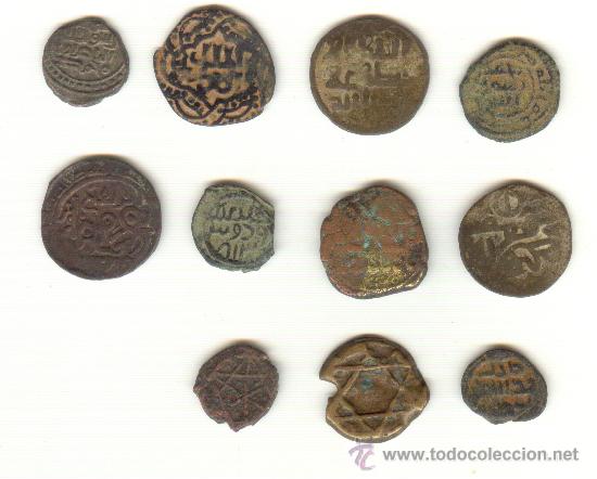 Monedas Hispano &aacute;rabes: LOTE DE ONCE PIEZAS A CLASIFICAR - Foto 1