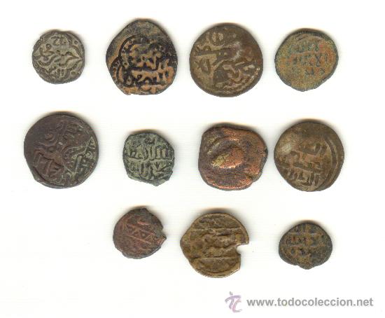 Monedas Hispano &aacute;rabes: LOTE DE ONCE PIEZAS A CLASIFICAR - Foto 2
