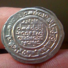 Monedas hispano árabes: IMPECABLE DIRHEM HIXAM II AÑO 393 H.