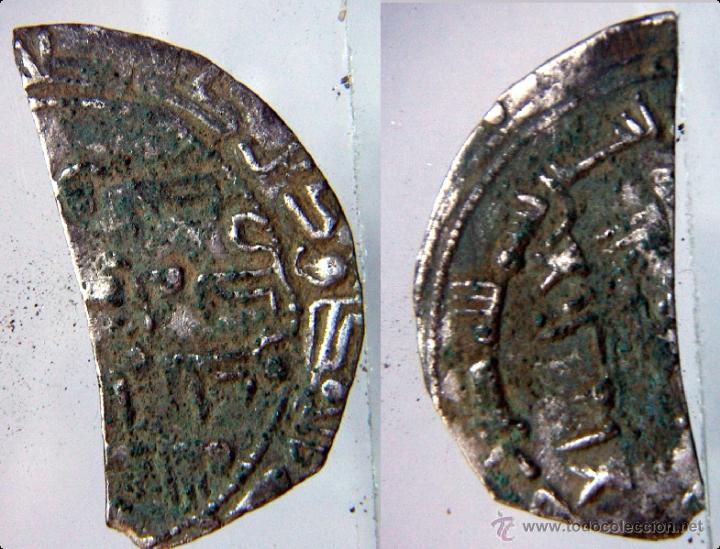 Monedas Hispano &aacute;rabes: Dirhem partido Hispanoarabe de plata a catalogar - Foto 1