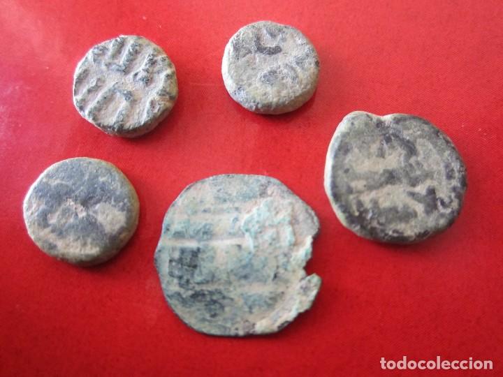 Monedas Hispano &aacute;rabes: Lote de 5 feluses Hispano&aacute;rabes - Foto 2