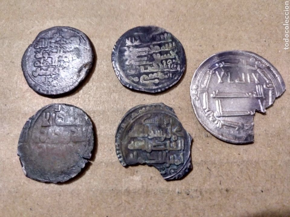Monedas Hispano &aacute;rabes: 6- CINCO DIRHEMS A CLASIFICAR IDENTIFICAR - Foto 1