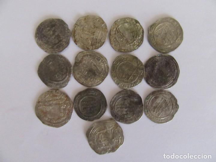 Monedas Hispano &aacute;rabes: Lote con 13 monedas arabes de plata - Foto 1