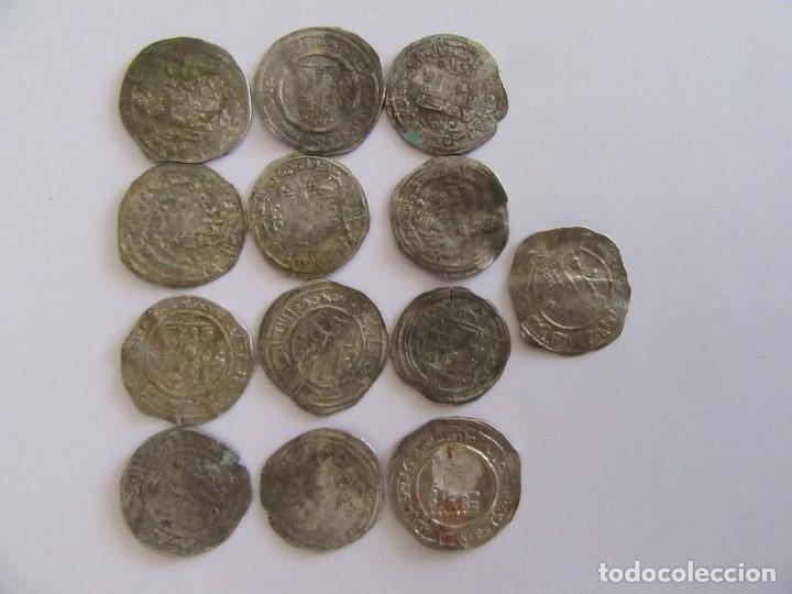 Monedas Hispano &aacute;rabes: Lote con 13 monedas arabes de plata - Foto 2