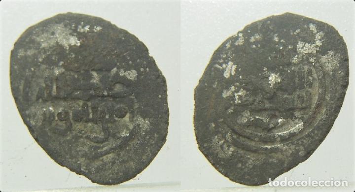 Monedas Hispano &aacute;rabes: FRACCION DE DIRHAM HISPANOARABE FORRADA DE PLATA - Foto 1