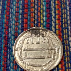 Monedas hispano árabes: DIRHEM CALIFATO ABASIDA HARUN AL-RASHID CECA AL MUHAMMADIYA CON FICHA DE SUBASTA