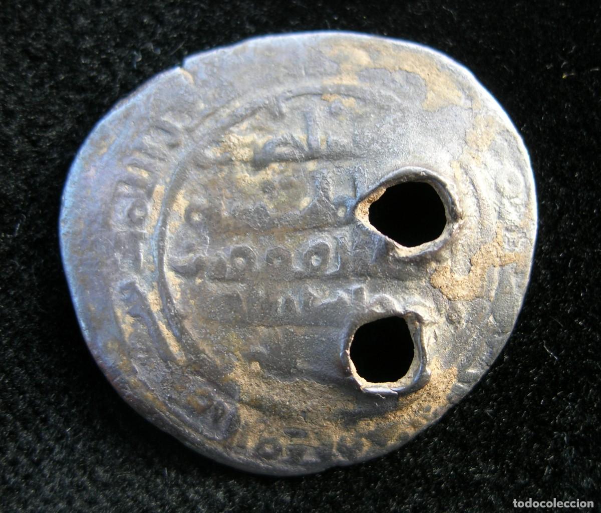 Monedas Hispano &aacute;rabes: Dirham Taifa de Sevilla, ABBAD, 441 H. - Foto 2
