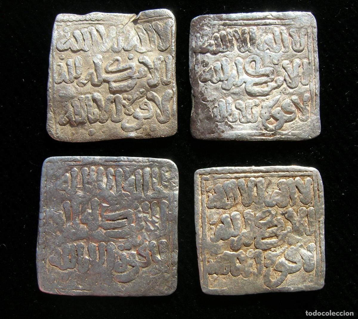 Monedas Hispano &aacute;rabes: 4 d&iacute;rhams almohades. - Foto 2