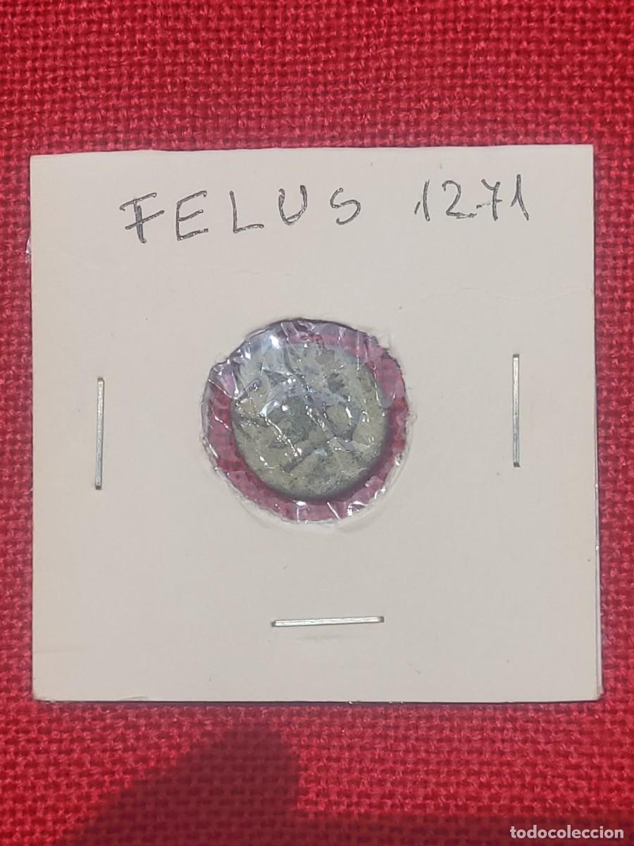 Monedas Hispano &aacute;rabes: Moneda Felus 1271-Estrella de David - Foto 4
