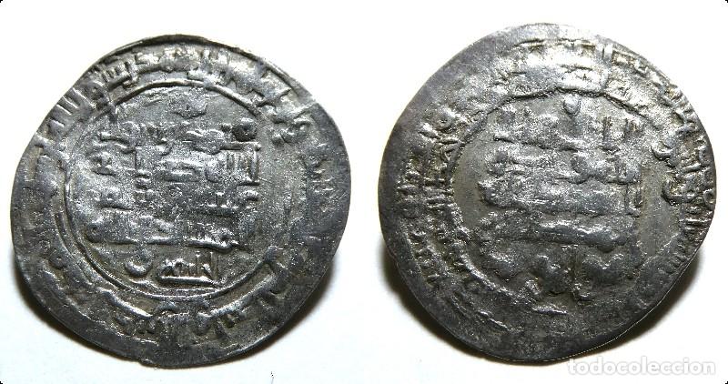 Monedas Hispano &aacute;rabes: Moneda &aacute;rabe Dirham de plata sin identificar 25mm y 1,70 gr - Foto 1