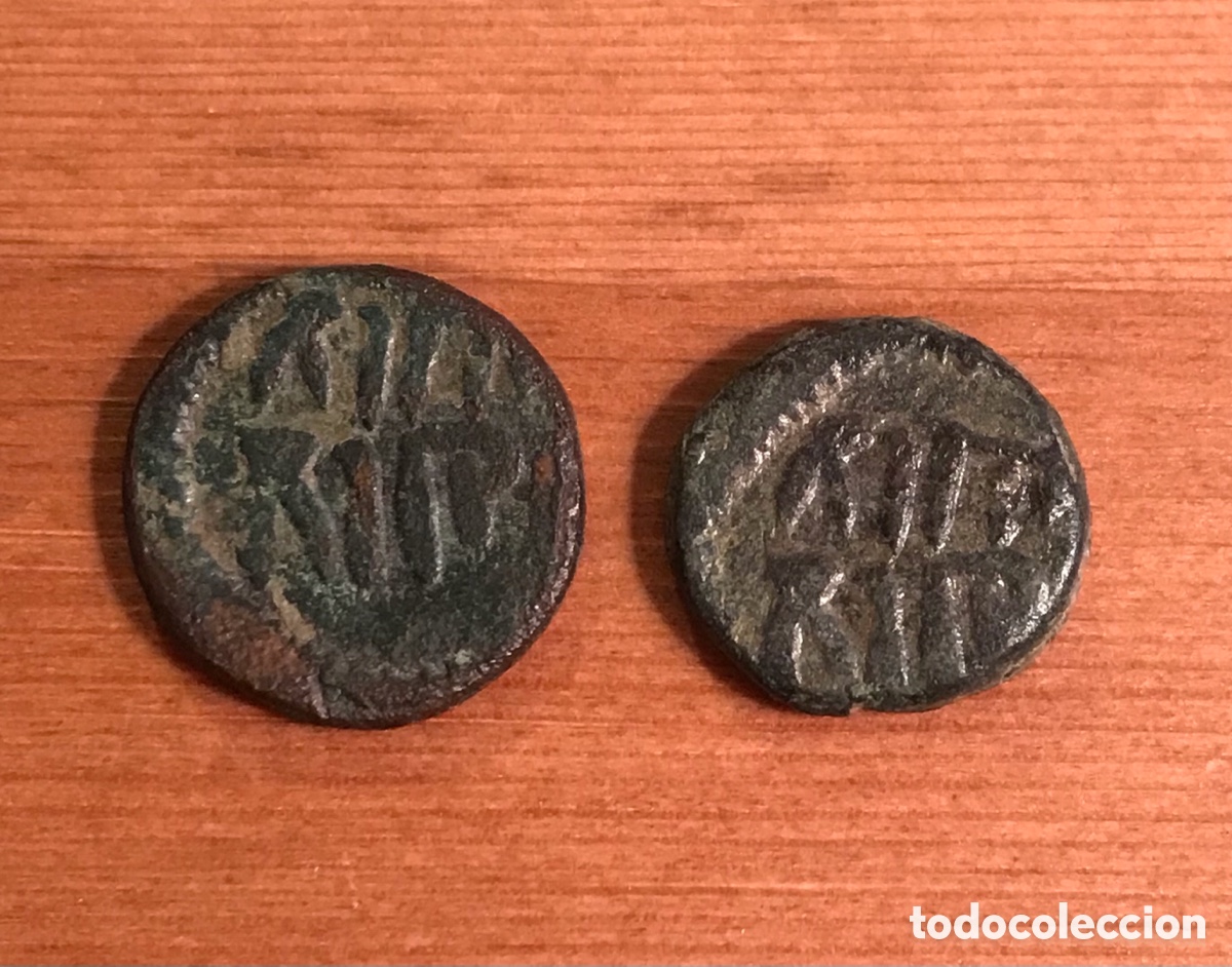 Monedas Hispano &aacute;rabes: Lote de 2 Felus. - Foto 2