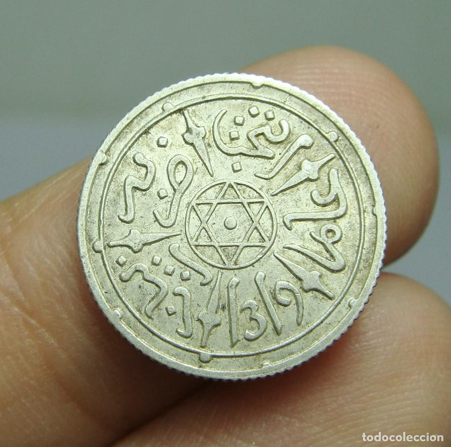 Monedas Hispano &aacute;rabes: 1/2 Dirham. PLATA. Marruecos. - Foto 1