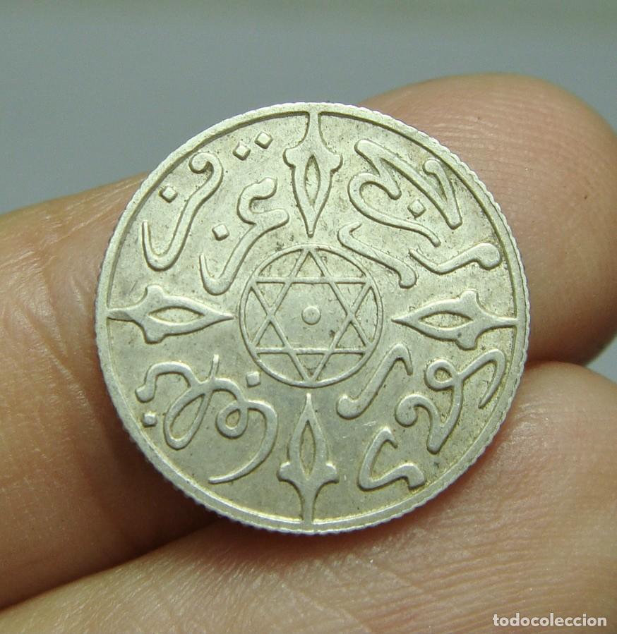 Monedas Hispano &aacute;rabes: 1/2 Dirham. PLATA. Marruecos. - Foto 2