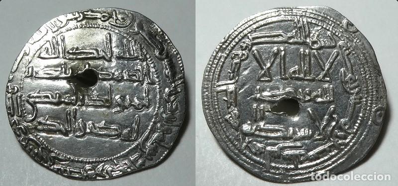 Monedas Hispano &aacute;rabes: Moneda de Al-Hakam I D&iacute;rhem 187 h ceca Al-Andalus - Foto 1