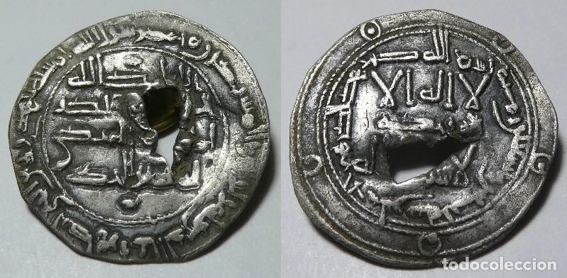 Monedas Hispano &aacute;rabes: Moneda de Al-Hakam I D&iacute;rhem 192 h ceca Al-Andalus - Foto 1