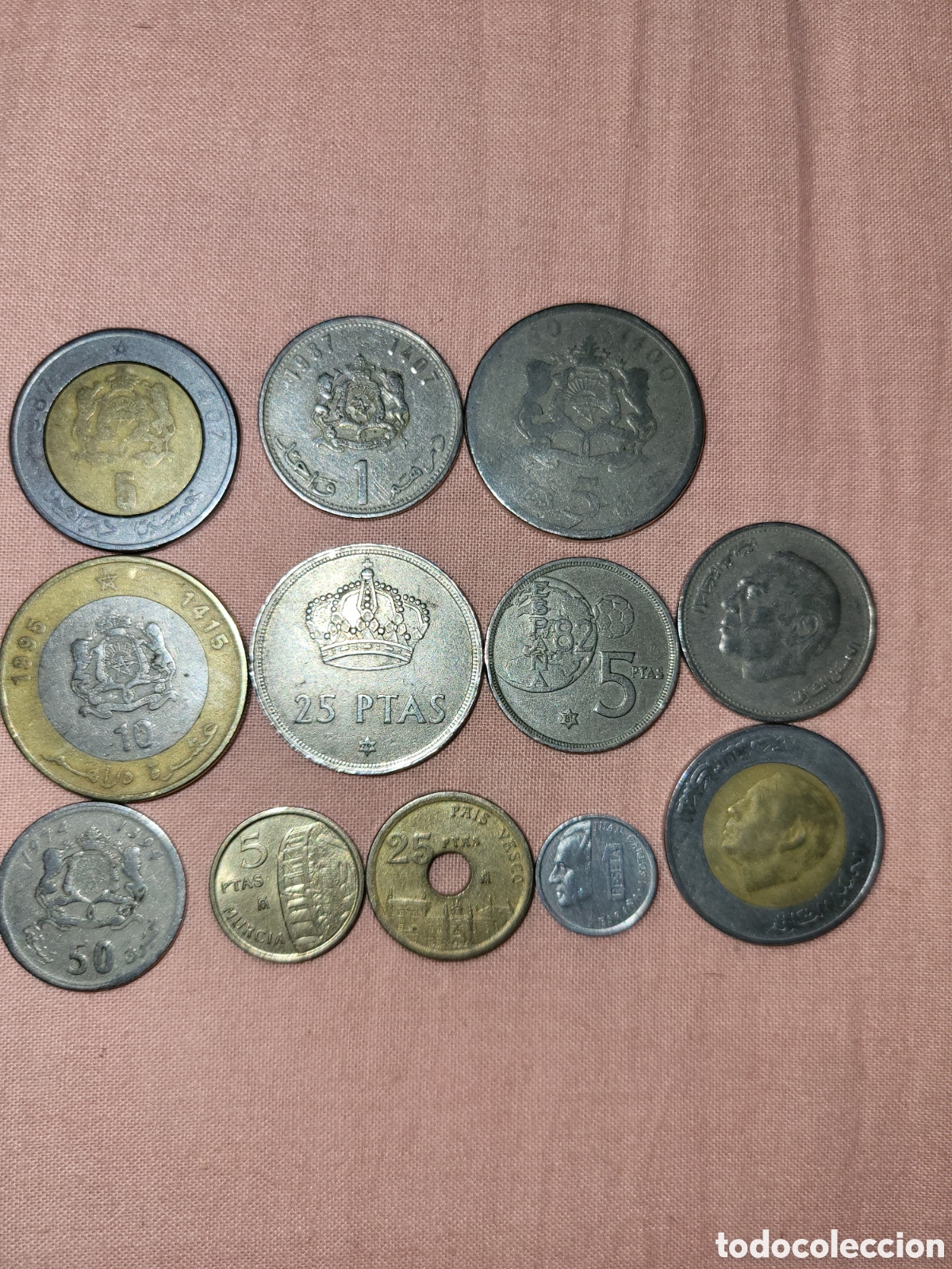 Monedas Hispano &aacute;rabes: Monedas de Espa&ntilde;a y Marruecos - Foto 1